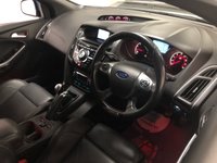 USED 2014 14 FORD FOCUS 2.0 ST-3 5d 247 BHP * PRIVACY GLASS * CLIMATE CONTROL* PARKING SENSORS * 18 INCH ALLOYS * LEATHER TRIM *