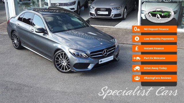 2017 17 Mercedes-Benz C Class 2.1 C 250 D AMG LINE PREMIUM PLUS 4d 204 BHP