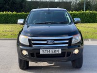 USED 2014 14 FORD RANGER 2.2 XLT 4X4 DCB TDCI 4d 148 BHP CANOPY + TOW BAR + FULL HISTORY