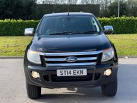 USED 2014 14 FORD RANGER 2.2 XLT 4X4 DCB TDCI 4d 148 BHP CANOPY + TOW BAR + FULL HISTORY