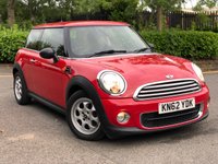 USED 2012 62 MINI HATCH ONE 1.6 ONE D 3d 90 BHP 