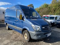 USED 2015 65 MERCEDES-BENZ SPRINTER 2.1 313 CDI MWB 129 BHP REAR BUILT IN SHELVING + TOW BAR +
