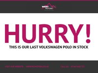 USED VOLKSWAGEN POLO maintained to the highest standard