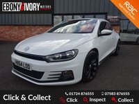 USED 2014 64 VOLKSWAGEN SCIROCCO 2.0 GT TDI BLUEMOTION TECHNOLOGY 2d 150 BHP FULLY SERVICED + 1 YEAR MOT