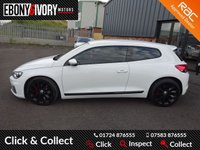 USED 2014 64 VOLKSWAGEN SCIROCCO 2.0 GT TDI BLUEMOTION TECHNOLOGY 2d 150 BHP FULLY SERVICED + 1 YEAR MOT