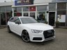 USED 2017 67 AUDI A4 1.4 AVANT TFSI BLACK EDITION 5d 148 BHP Finished in IBIS WHITE with contrasting BLACK HEATED PART LEATHER TRIM. This popular Audi Estate has genuine good looks and a luxurious feel. Great to drive and practical with loads of room for the average sized family. Features include, 19" ALLOYS, Sat Nav, Heated leather, Blue Tooth, Parking Sensors, Tinted windows and much more. Dealer serviced at 16958 miles, 23894 miles and on arrival at 30500 miles.