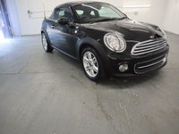 USED 2015 64 MINI COUPE 1.6 COOPER 2d 120 BHP MINI COOPER AUTO IN BLACK WITH ONLY 8,000 MILES. CHILLI PACK PLUS.............