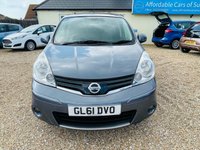 USED 2011 61 NISSAN NOTE 1.4 N-TEC 5d 87 BHP Great Example with Sat Nav, Bluetooth & Parking Sensors