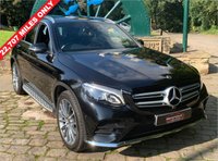 USED 2018 18 MERCEDES-BENZ GLC-CLASS 2.1 GLC 250 D 4MATIC AMG LINE PREMIUM 5d 201 BHP MERCEDES GLC 250D AMG-LINE PREMIUM 4MATIC SUV 5DR - 9SPD AUTOMATIC - FULL BLACK HEATED LEATHER INTERIOR - TWIN PANORAMIC GLASS ROOF -  1 OWNER FROM BRAND NEW - ONLY 22,000 MILES WITH HISTORY