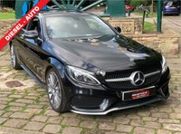 USED 2017 67 MERCEDES-BENZ C CLASS 2.1 C 220 D AMG LINE PREMIUM 2d 168 BHP MERCEDES C220 AMG-LINE PREMIUM DIESEL COUPE - 9SPD AUTOMATIC - 1 OWNER FROM BRAND NEW - FULL BLACK HEATED LEATHER INTERIOR - SATELLITTE NAVIGATION