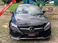 USED 2017 67 MERCEDES-BENZ C CLASS 2.1 C 220 D AMG LINE PREMIUM 2d 168 BHP MERCEDES C220 AMG-LINE PREMIUM DIESEL COUPE - 9SPD AUTOMATIC - 1 OWNER FROM BRAND NEW - FULL BLACK HEATED LEATHER INTERIOR - SATELLITTE NAVIGATION