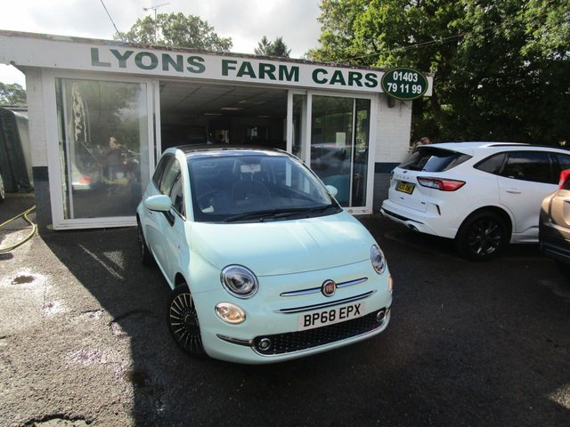2018 68 Fiat 500 1.2 LOUNGE 3d 69 BHP NEW SHAPE