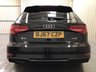 USED 2017 67 AUDI A3 1.5 TFSI BLACK EDITION 5d 148 BHP FINANCE AVAILABLE ZERO DEPOSIT RATES FROM 6.9% APR