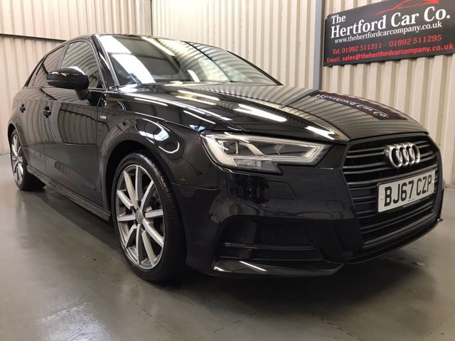 2017 67 Audi A3 1.5 TFSI BLACK EDITION 5d 148 BHP