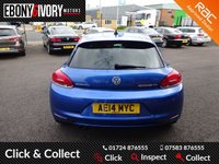 USED 2014 14 VOLKSWAGEN SCIROCCO 2.0 TDI BLUEMOTION TECHNOLOGY DSG 2d 140 BHP FANTASTIC EXAMPLE+MASSIVE FACTORY SPECIFICATION