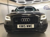 USED 2015 15 AUDI Q5 2.0 TDI QUATTRO S LINE PLUS 5d 175 BHP PAN ROOF-SAT NAV-BLACK PACK