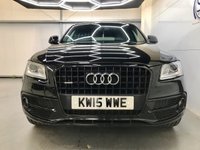 USED 2015 15 AUDI Q5 2.0 TDI QUATTRO S LINE PLUS 5d 175 BHP PAN ROOF-SAT NAV-BLACK PACK