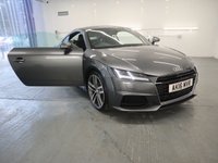 USED 2016 16 AUDI TT 1.8 TFSI S LINE 2d 178 BHP ONE PREVIOUS KEEPER AND SERVICE RECORD SHOWING SERVICE FROM 2017 TO DEC 2020 THIS IS A STUNNING TT IN GREY.