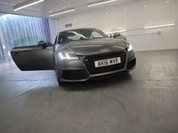 USED 2016 16 AUDI TT 1.8 TFSI S LINE 2d 178 BHP ONE PREVIOUS KEEPER AND SERVICE RECORD SHOWING SERVICE FROM 2017 TO DEC 2020 THIS IS A STUNNING TT IN GREY.