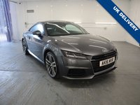 USED 2016 16 AUDI TT 1.8 TFSI S LINE 2d 178 BHP ONE PREVIOUS KEEPER AND SERVICE RECORD SHOWING SERVICE FROM 2017 TO DEC 2020 THIS IS A STUNNING TT IN GREY.