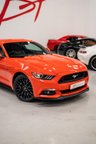 USED 2015 65 FORD MUSTANG 5.0 GT 2d 410 BHP COMPETITION ORANGE / H + COOL SEATS