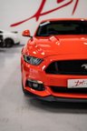 USED 2015 65 FORD MUSTANG 5.0 GT 2d 410 BHP COMPETITION ORANGE / H + COOL SEATS