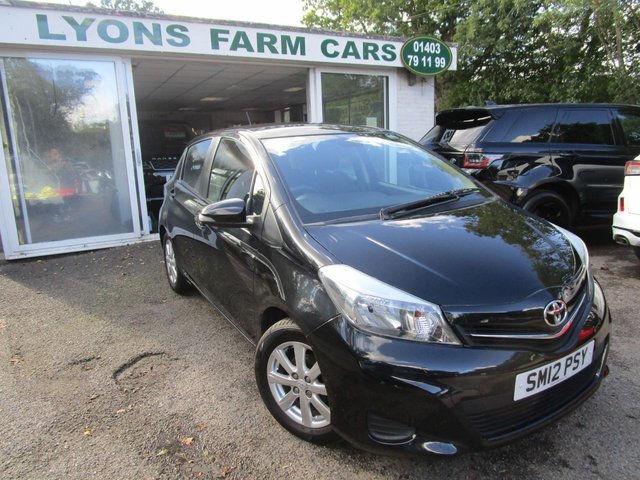 2012 12 Toyota Yaris 1.3 VVT-I TR 5d 98 BHP