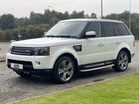 USED 2013 13 LAND ROVER RANGE ROVER SPORT 3.0 SDV6 HSE BLACK 5d 255 BHP Dual View TV Running Boards