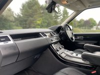 USED 2013 13 LAND ROVER RANGE ROVER SPORT 3.0 SDV6 HSE BLACK 5d 255 BHP Dual View TV Running Boards