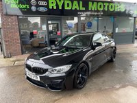 USED 2015 15 BMW M4 3.0 M4 2d 426 BHP MASSIVE SPEC CAR, CARBON ROOF, PRO NAV, HEAD UP DISPLAY, FULL HEATED MEMORY LEATHER TRIM, FULL BMW SERVICE HISTORY