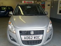 USED 2012 62 SUZUKI SPLASH 1.2 SZ4 5d 94 BHP AUTOMATIC..........LOW MILES