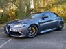 USED 2017 17 ALFA ROMEO GIULIA 2.9 V6 BITURBO QUADRIFOGLIO 4d 503 BHP MULTIPLE SERVICE STAMPS, LOWERED CAR, CERAMIC COATED, WIRING READY FOR AMP