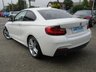 USED 2014 14 BMW 2 SERIES 2.0 220D M SPORT 2d 181 BHP Finished in ALPINE WHITE with contrasting FULL BLACK LEATHER trim. If you are looking for a medium sized coupe with that spacious feel and enjoy driving then look no further. Features include Full Leather, 18" Alloys, DAB, B/Tooth, Front and Rear Park sensors, Cruise and much more. Dealer serviced at 34459 miles, 43180 miles and at 47713 miles on arrival.