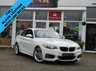 USED 2014 14 BMW 2 SERIES 2.0 220D M SPORT 2d 181 BHP Finished in ALPINE WHITE with contrasting FULL BLACK LEATHER trim. If you are looking for a medium sized coupe with that spacious feel and enjoy driving then look no further. Features include Full Leather, 18" Alloys, DAB, B/Tooth, Front and Rear Park sensors, Cruise and much more. Dealer serviced at 34459 miles, 43180 miles and at 47713 miles on arrival.