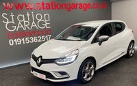USED 2019 19 RENAULT CLIO 0.9 GT LINE TCE 5d 89 BHP PEARL WHITE ,DAB, HALF LEATHER, SAT NAV