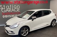 USED 2019 19 RENAULT CLIO 0.9 GT LINE TCE 5d 89 BHP PEARL WHITE ,DAB, HALF LEATHER, SAT NAV