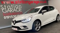 USED 2019 19 RENAULT CLIO 0.9 GT LINE TCE 5d 89 BHP PEARL WHITE ,DAB, HALF LEATHER, SAT NAV