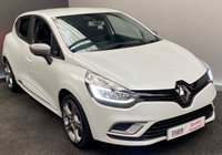 USED 2019 19 RENAULT CLIO 0.9 GT LINE TCE 5d 89 BHP PEARL WHITE ,DAB, HALF LEATHER, SAT NAV