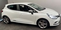 USED 2019 19 RENAULT CLIO 0.9 GT LINE TCE 5d 89 BHP PEARL WHITE ,DAB, HALF LEATHER, SAT NAV