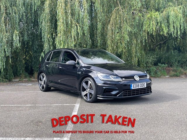 2018 18 VOLKSWAGEN GOLF 2.0 R TSI 5d STAGE 1 REMAP 360BHP DEEP BLACK PEARL