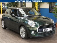 USED 2016 66 MINI HATCH COOPER 1.5 COOPER 3d 134 BHP &pound;30 ROAD TAX LOW MILEAGE
