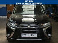 USED 2017 66 MITSUBISHI OUTLANDER 2.0 PHEV 4HS 5d 200 BHP &pound;0 ROAD TAX SAT NAV SUNROOF LEATHER
