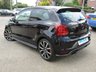 USED 2017 10 VOLKSWAGEN POLO 1.8 GTI DSG 3d 189 BHP Finished in DEEP BLACK with contrasting retro cloth trim. This Polo is quick and great fun to drive. The Polo is one of the best selling and popular small cars around. It is very comfortable and practical, with a distinct upmarket feel to it. Features include Pan Roof, 17" Alloys, DAB, 2 Keys, B/Tooth, Daytime Run Lights and much more. Dealer serviced at 6454 miles, 11000 miles and on arrival at 19000 miles.