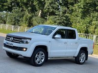 USED 2015 15 VOLKSWAGEN AMAROK 2.0 DC TDI HIGHLINE 4MOTION 180 BHP LEATHER+SATNAV+SPORT TOP**NO VAT**