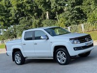 USED 2015 15 VOLKSWAGEN AMAROK 2.0 DC TDI HIGHLINE 4MOTION 180 BHP LEATHER+SATNAV+SPORT TOP**NO VAT**