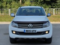 USED 2015 15 VOLKSWAGEN AMAROK 2.0 DC TDI HIGHLINE 4MOTION 180 BHP LEATHER+SATNAV+SPORT TOP**NO VAT**
