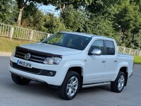 USED 2015 15 VOLKSWAGEN AMAROK 2.0 DC TDI HIGHLINE 4MOTION 180 BHP LEATHER+SATNAV+SPORT TOP**NO VAT**