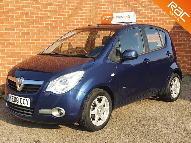 2008 08 Vauxhall Agila 1.2 CLUB 5d 85 BHP