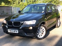 USED 2013 63 BMW X3 2.0L XDRIVE20D SE 5d AUTO 181 BHP 