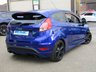 USED 2015 15 FORD FIESTA 1.6 ST-3 3d 180 BHP Finished in SPIRIT BLUE with contrasting EBONY SPORTS Cloth interior trim. It is impossible to ignore that this is one seriously fun car. If you are after some old-school hot hatch fun, the ST is hard to beat. Punching out 180 BHP. Features include Climate Control, Cruise, Heated Seats, DAB, B/Tooth, LED day Lights, 2 Keys and much more. This Fiesta is a small car that you can really enjoy driving. Dealer serviced at 5531 miles (Lookers Ford Sheffield) 24189 miles, 33251 miles and at 46225 miles